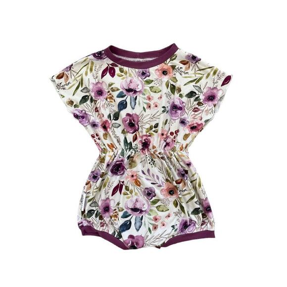 Tilli Rose Floral Shortie Romper 2T - Picture 1 of 9